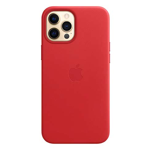 APPLE IPHONE 12 PRO MAX LEATHER CASE WITH MAGSAFE PRODUCT RED, MHKJ3ZM/A