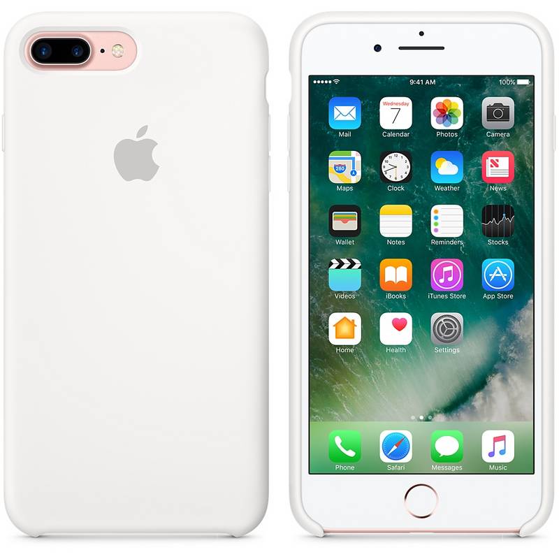 APPLE IPHONE 7 PLUS SILICONE CASE WHITE MMQT2ZM/A