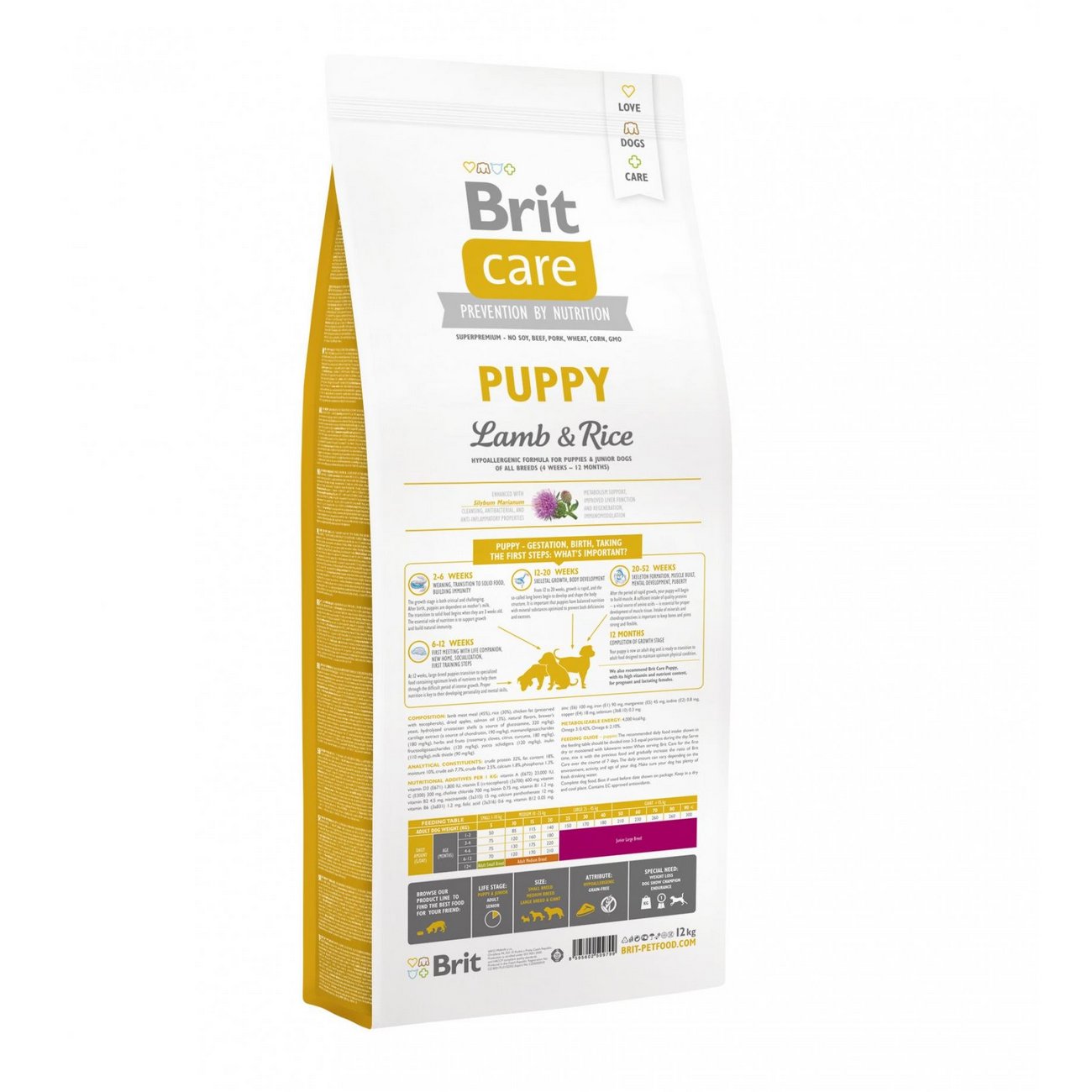 BRIT CARE PUPPY LAMB AND RICE 12 KG (294-132700)