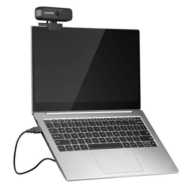 CANYON CNE-HWC2 WEBKAMERA, HD 720P, USB, CMOS 1/4, MIKROFON, 360 ROZSAH