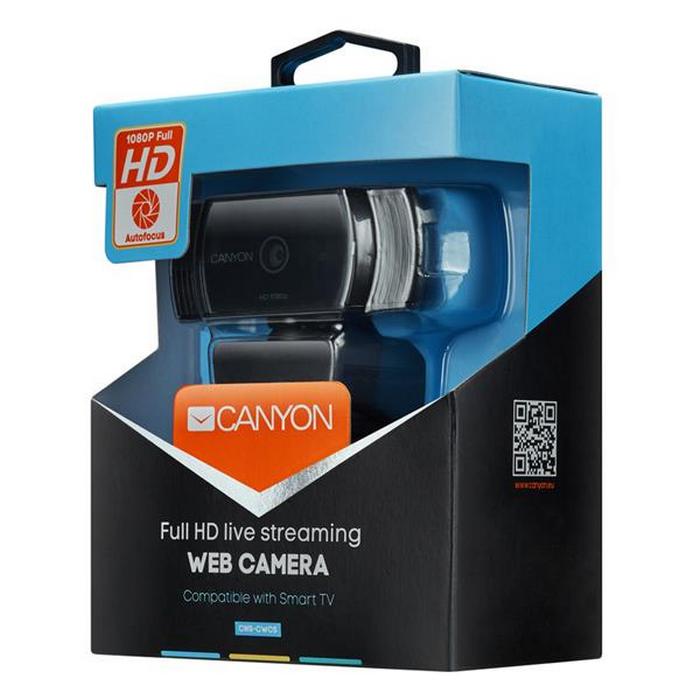CANYON CNS-CWC5 WEBKAMERA, LIVE STREAMING, 1080P, FULL HD, MIKROFON