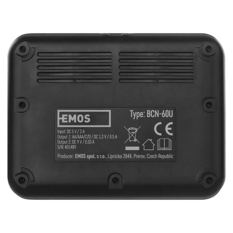 EMOS N9361 NABIJACKA BATERII BCN-60U