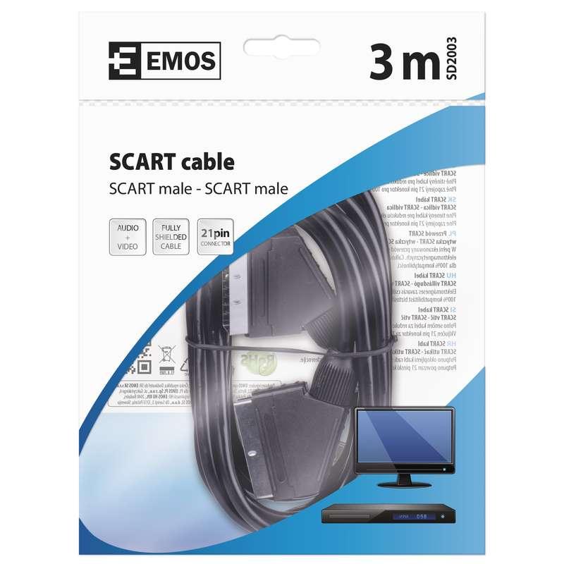 EMOS SD2003 SCART-SCART 3M 21PIN KABEL
