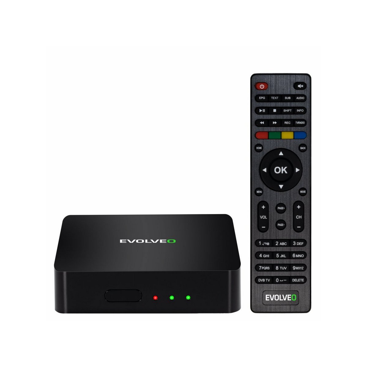 EVOLVEO HYBRID BOX T2, ANDROID AND DVB-T2 MULTIMEDIALNY CENTRUM,USB,HDMI,BT,WiFi