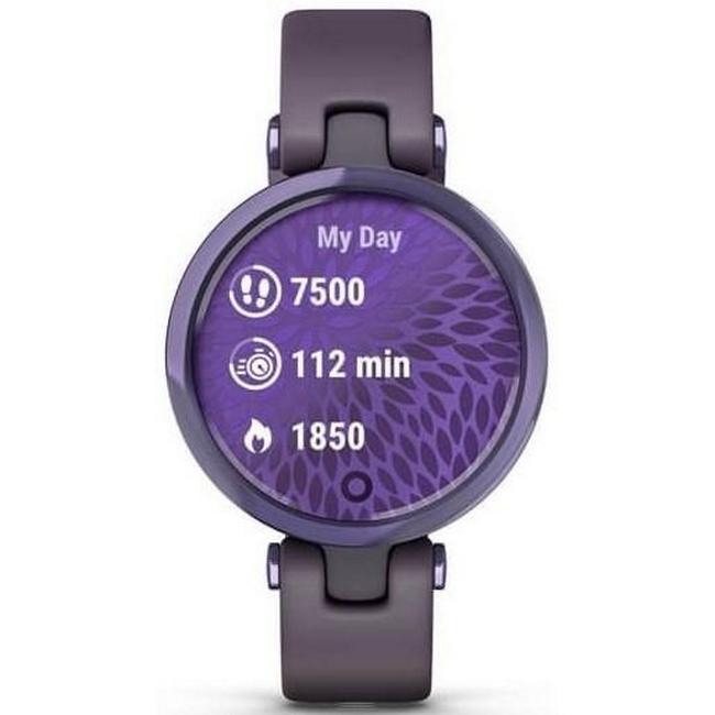 GARMIN LILY, SPORT, MIDNIGHT ORCHID/DEEP ORCHID, SILICONE 010-02384-12