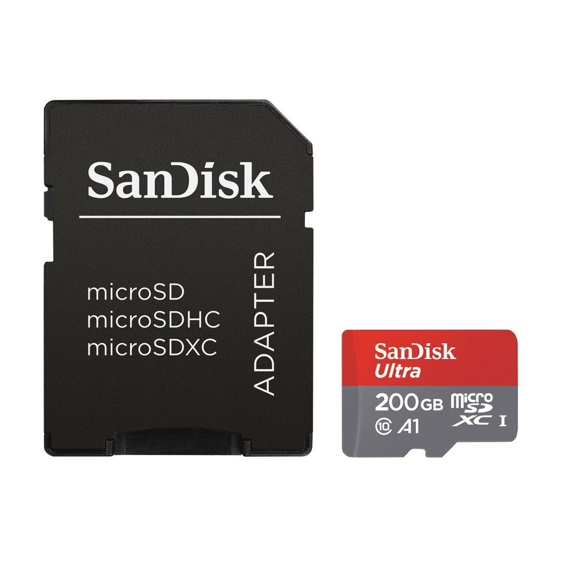 SANDISK ULTRA MICROSDXC 200 GB 100 MB/S A1 CLASS 10 UHS-I, ANDROID, ADAPTER NAHRADA SDSQUAR-200G-GN6 posledný kus