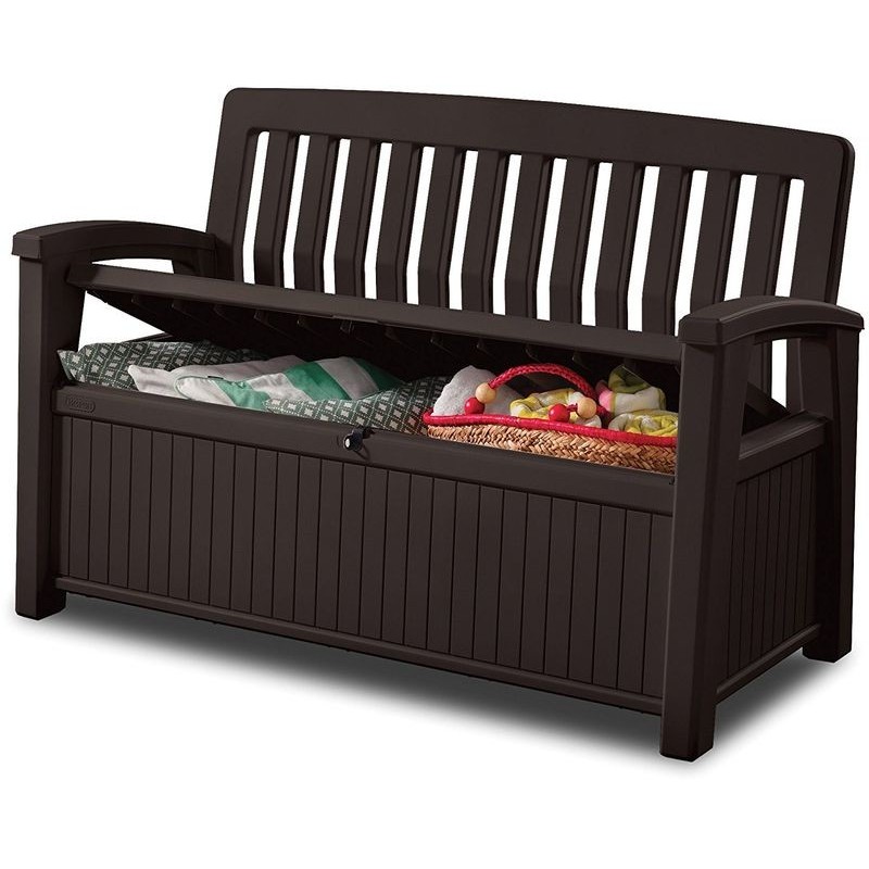 KETER /233064/ PATIO BENCH BROWN