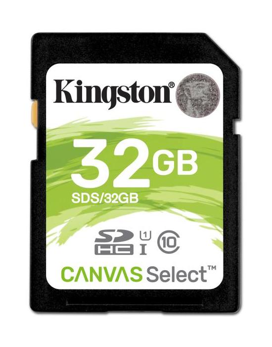 KINGSTON 32GB SDHC CANVAS SELECT 80R CL10 UHS-I SDS/32GB posledný kus
