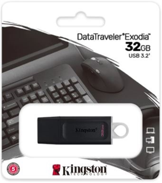 KINGSTON 32GB USB 3.2 (GEN 1) DT EXODIA