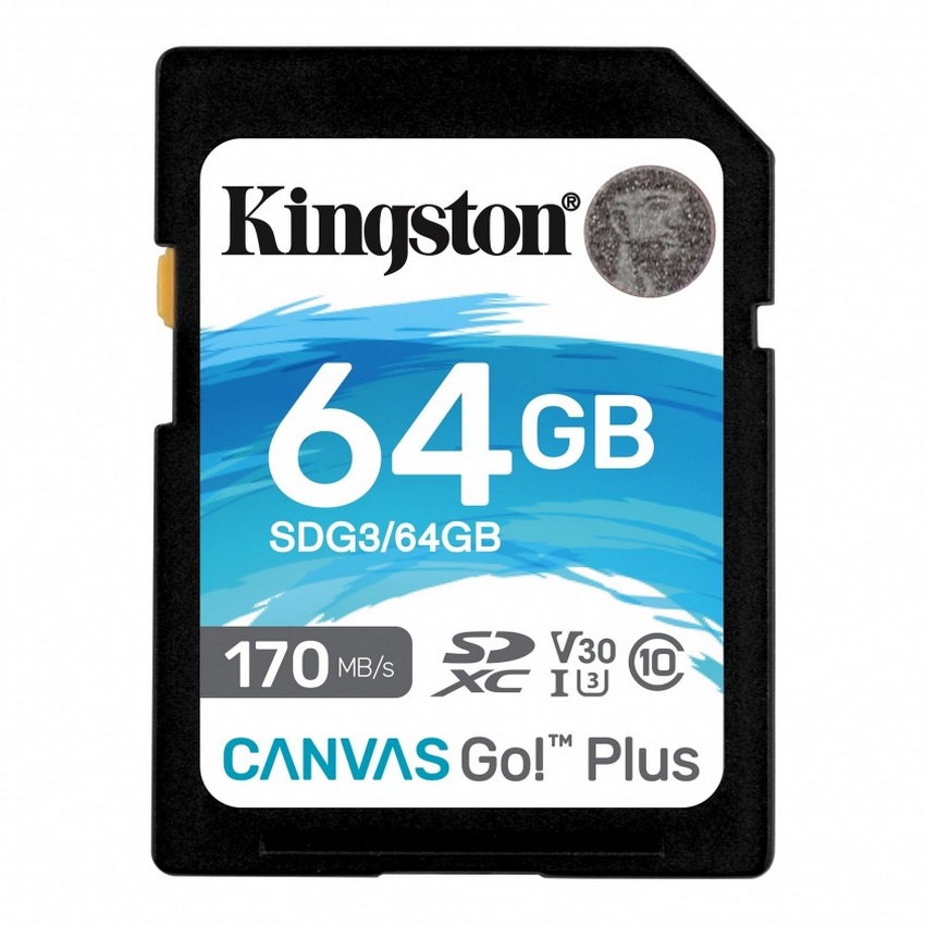KINGSTON 64GB SDXC U3 V30 170/70MB/S SDG3/64GB