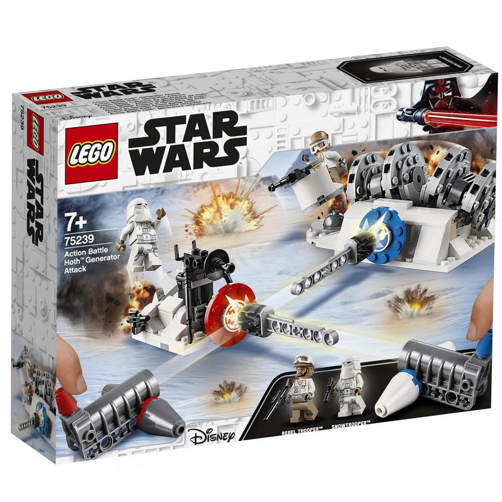 LEGO STAR WARS UTOK NA STITOVY GENERATOR NA PLANETE HOTH /75239/