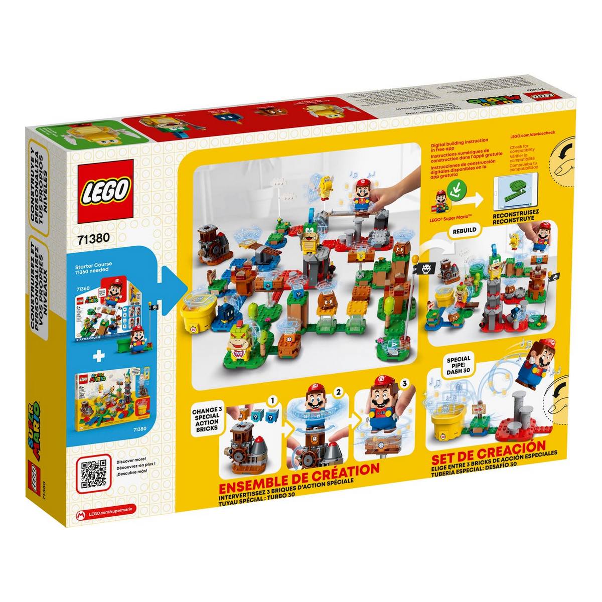 LEGO SUPER MARIO SET PRE TVORCOV – MAJSTROVSKE DOBRODRUZSTVO /71380/