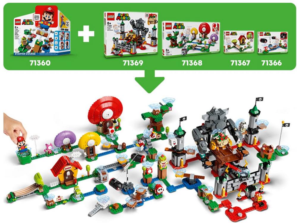 LEGO SUPER MARIO TOADOV HON ZA POKLADOM – ROZSIRUJUCI SET /71368/