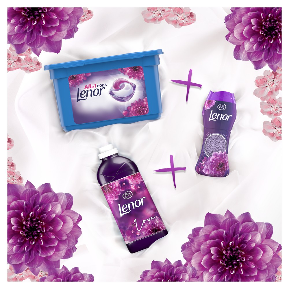 LENOR ALL IN 1 GELOVE TABLETY AMETHYST AND FLORAL BOUQUET 44KS