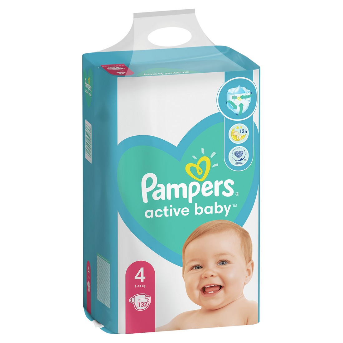 PAMPERS ACTIVE BABY S4 132KS, 9-14KG