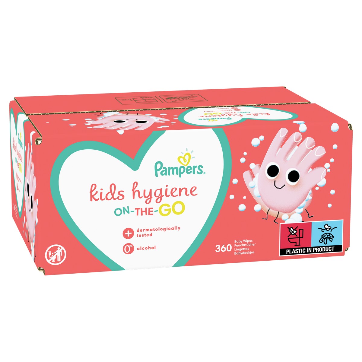 PAMPERS HAND WIPES 360 KS