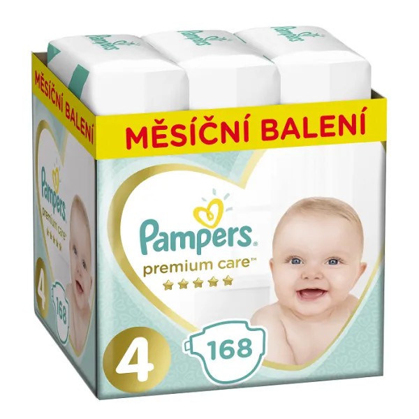PAMPERS PLIENKY PREMIUM MONTHLY BOX S4 168
