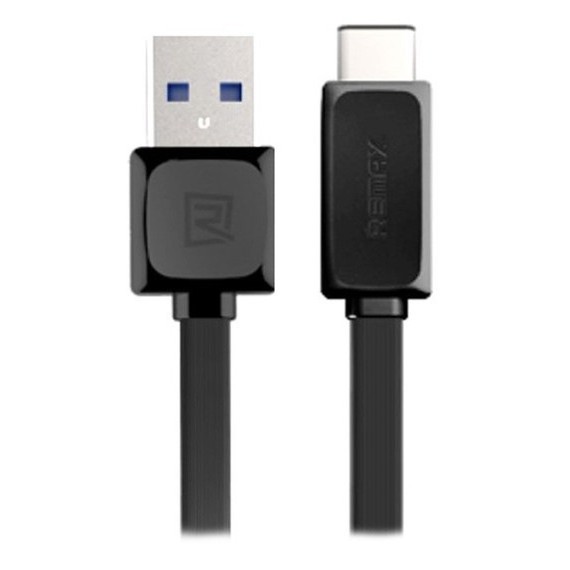 REMAX DATOVY KABEL USB/USB C, CIERNA
