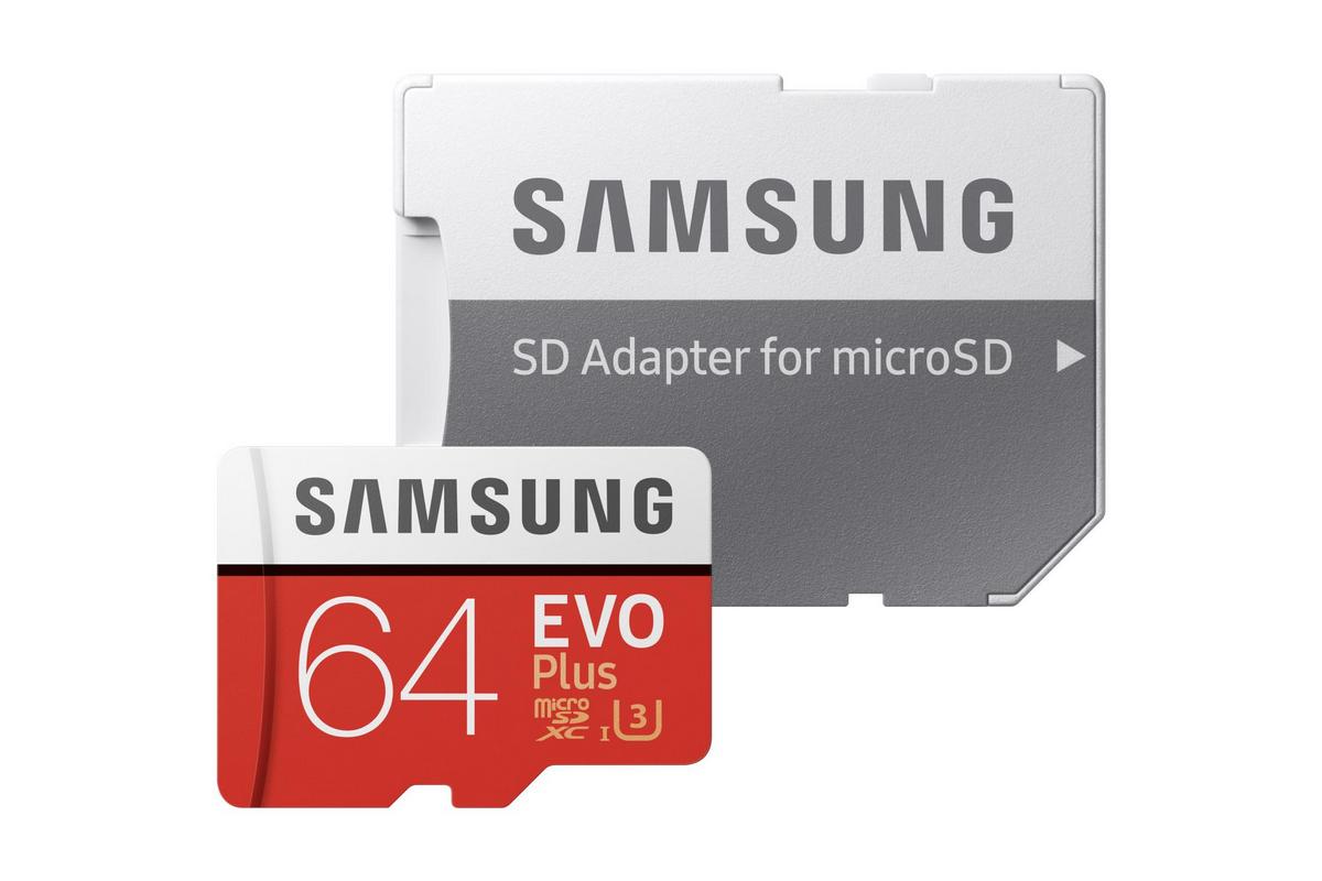 SAMSUNG MICRO SDXC 64GB EVO PLUS + SD ADAPTER MB-MC64GA/EU