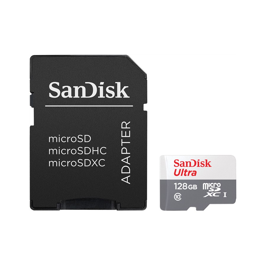 SANDISK ULTRA MICROSDXC 128GB 100MB/S SDSQUNR-128G-GN6MN