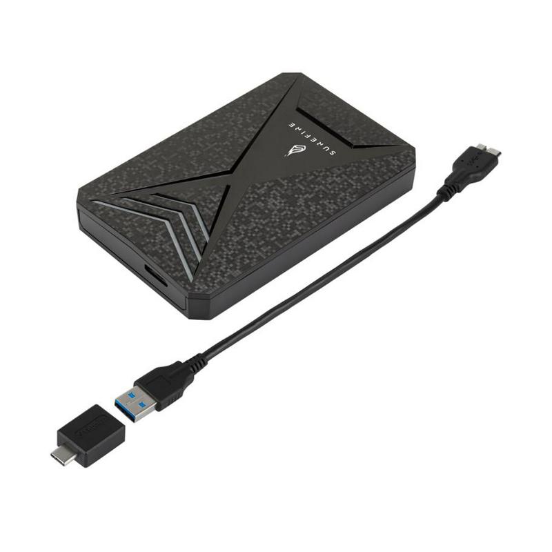 SUREFIRE GX3 GAMING HDD USB 3.2 GEN 1 1TB BLACK 53681