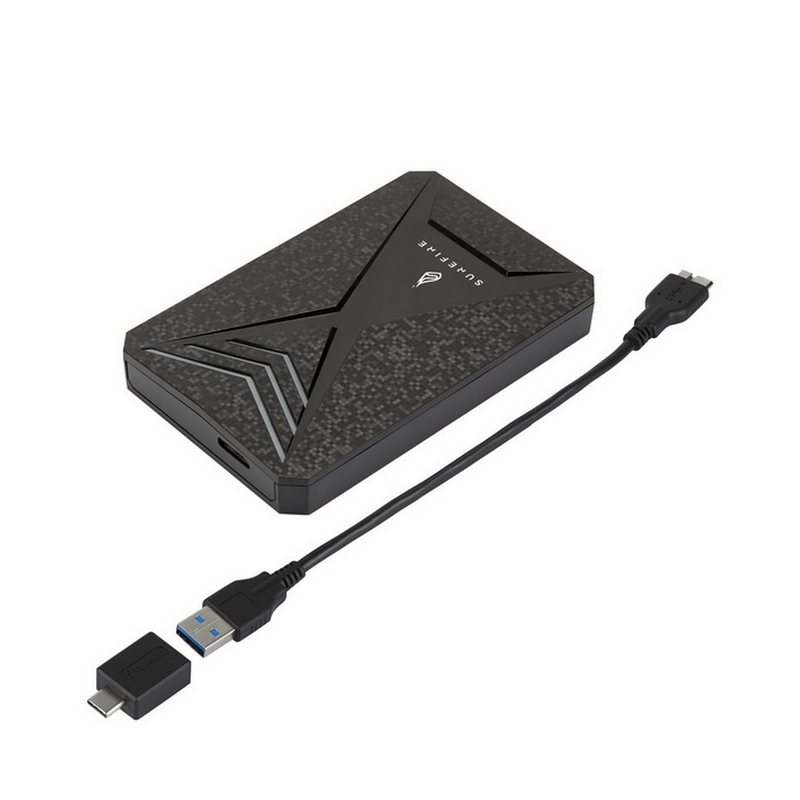 SUREFIRE GX3 GAMING HDD USB 3.2 GEN 1 2TB BLACK 53682