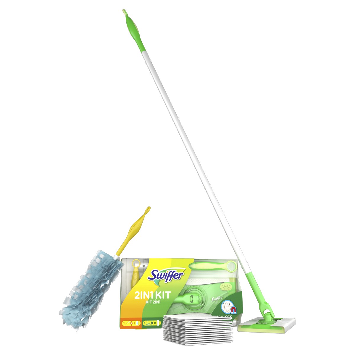 SWIFFER 2IN1 KIT (MOP AND PRACHOVKA)