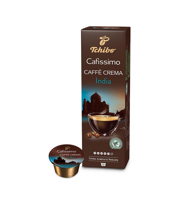 TCHIBO CAFISSIMO CAFFE CREMA INDIA 10 KAPSELN