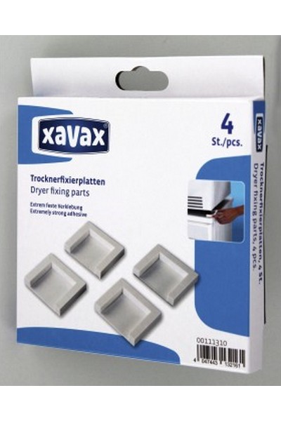 XAVAX 111310 FIXACNE PLATNICKY PRE POSTAVENIE SUSICKY NA PRACKU, 4 KS posledný kus