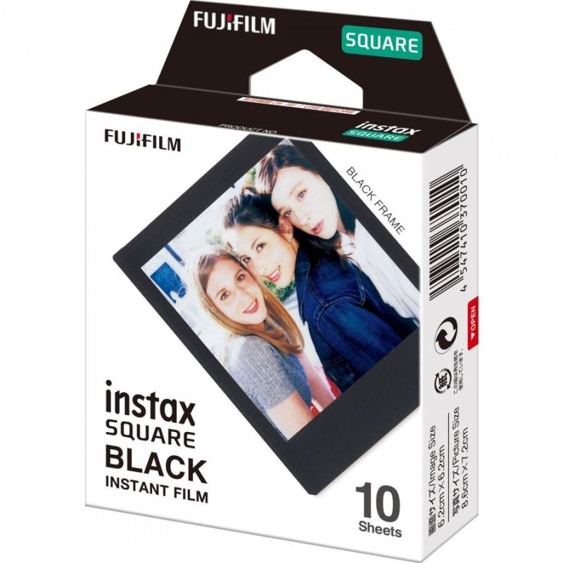 FUJIFILM INSTAX SQUARE 10LIST BLACK FRAME FILM