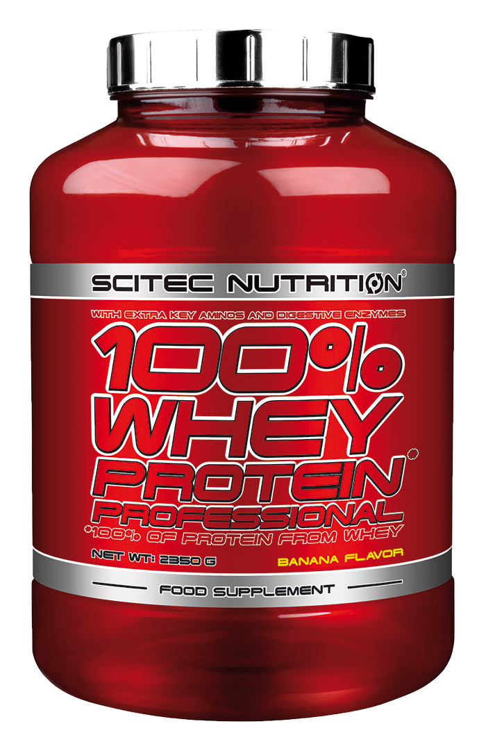 SCITEC 100% WHEY PROTEIN PROFESSIONAL 2350G BANAN
