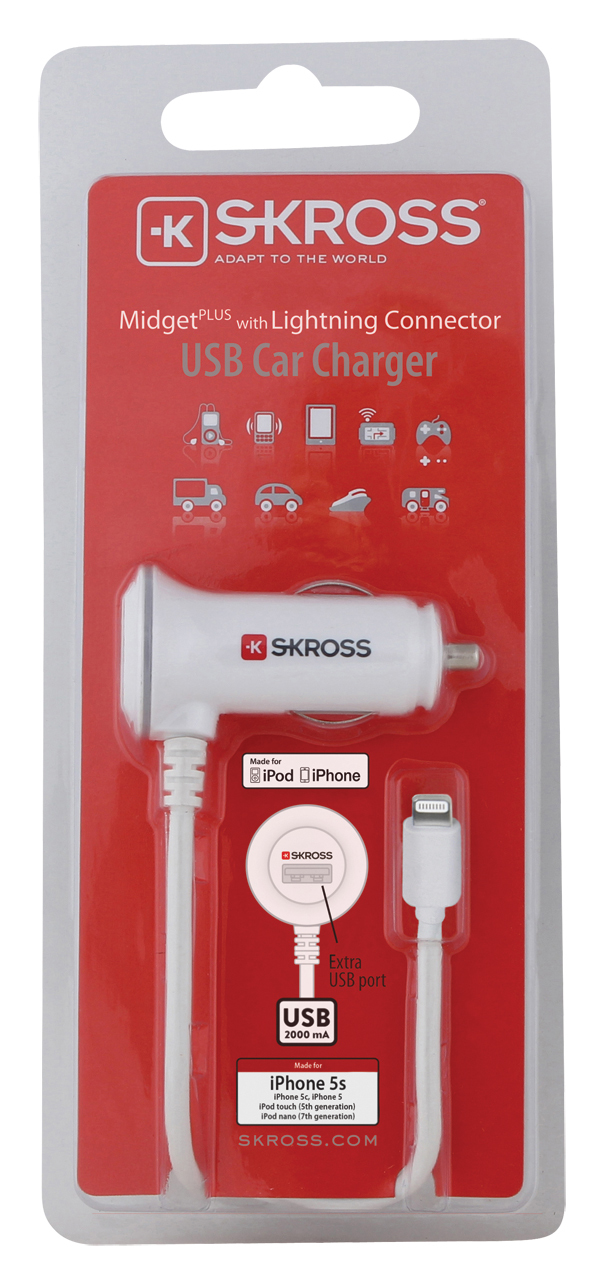 SKROSS SOLIGHT DC19 USB CAR CHARGER
